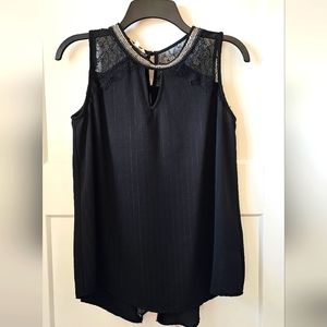 Maurices Women's size Large Black with Silver Accents